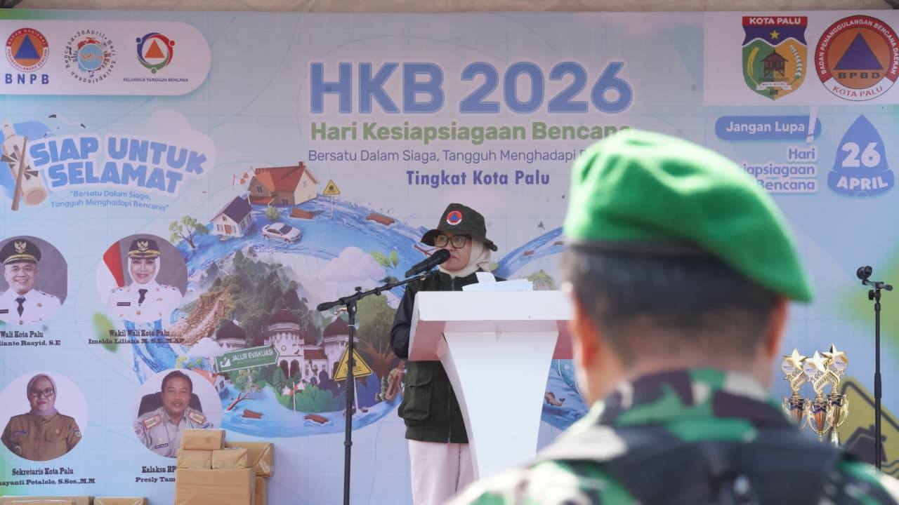 HKBN 2026 Kota Palu sambutan Sekda Irmayanti Pettalolo